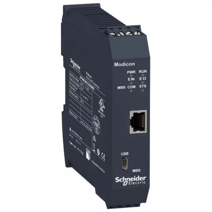   SCHNEIDER XPSMCMCO0000MB Preventa XPS MCM biztonsági vezérlő, kommunikációs modul, Modbus RTU, 1xRJ45, csavaros
