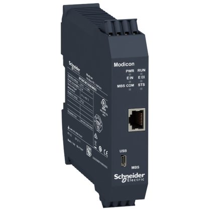   SCHNEIDER XPSMCMCO0000MBG Preventa XPS MCM biztonsági vezérlő, kommunikációs modul, Modbus RTU, 1xRJ45, rugós