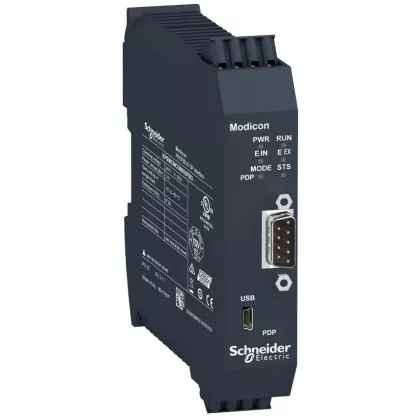   SCHNEIDER XPSMCMCO0000PBG Preventa XPS MCM biztonsági vezérlő, kommunikációs modul, Profibus DP, SUB-D9, rugós