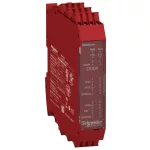 SCHNEIDER XPSMCMDO0004G Preventa XPS MCM biztonsági vezérlő, biztonsági bővítő I/O modul, 4DO + 4DO (státusz) + 4DI (start/restart), rugós