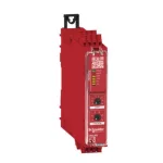 SCHNEIDER XPSUAF13AC Preventa biztonsági relé modul, Cat.4, biztonsági be/ki: 2/3CO, PNP, 24VAC/DC, rugós