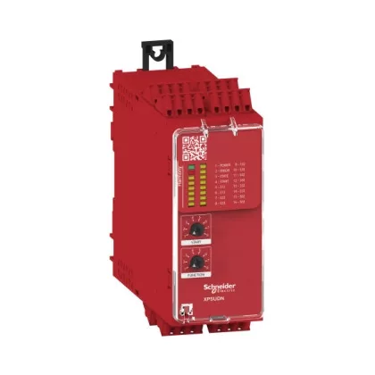 SCHNEIDER XPSUDN13AC Preventa biztonsági relé modul, XPSUAF funkciók, Cat.4, biztonsági be/ki: 6/3NO+1NC, PNP, 24VAC/DC, rugós