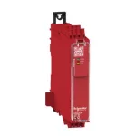 SCHNEIDER XPSUEP14AC Preventa biztonsági relé bővítő modul, XPSUA reléhez, Cat.4, 24VAC/DC, rugós