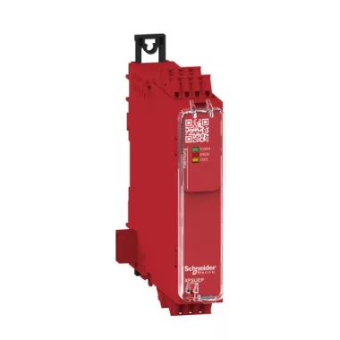 SCHNEIDER XPSUEP34AC Preventa biztonsági relé bővítő modul, XPSUA reléhez, Cat.4, 48-230VAC/DC, rugós