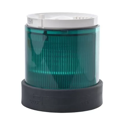   SCHNEIDER XVBC2B3D Harmony XVB Ø70 fényoszlop fénymodul, LED, folyamatos fényű, zöld, 24VAC/DC, diffúzorral