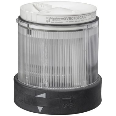 SCHNEIDER XVBC2B7D XVB fényoszlop fénymodul, LED, folyamatos fényű, fehér, 24 VAC/DC, diffúzorral