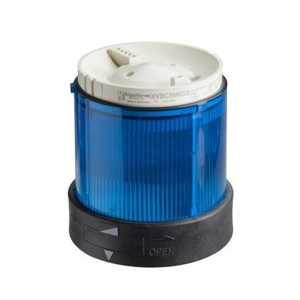   SCHNEIDER XVBC4M6 Harmony XVB Ø70 fényoszlop fénymodul, BA15d, villogó, kék, 230VAC