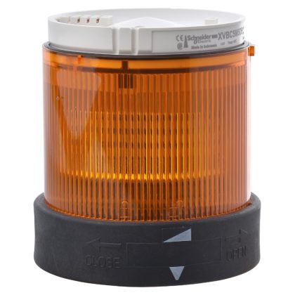   SCHNEIDER XVBC5B5 XVB fényoszlop fénymodul, LED, villogó, narancs, 24 VAC/DC