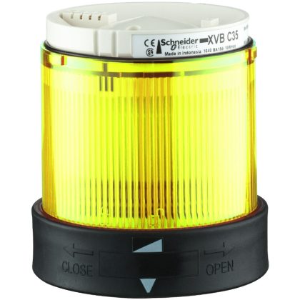   SCHNEIDER XVBC5B8 XVB fényoszlop fénymodul, LED, villogó, sárga, 24 VAC/DC