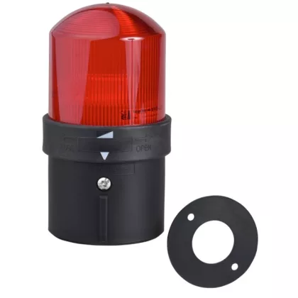   SCHNEIDER XVBL0B4 XVB Folytonos fényű LED-es villogó jelzőoszlop piros 24V ACDC