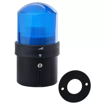   SCHNEIDER XVBL0B6 XVB Folytonos fényű LED-es villogó jelzőoszlop kék 24V ACDC