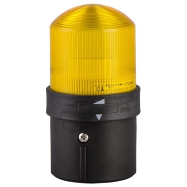 SCHNEIDER XVBL0B8 XVB Folytonos fényű LED-es villogó jelzőoszlop sárga 24V ACDC