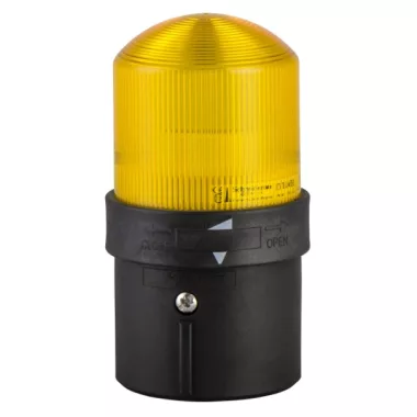 SCHNEIDER XVBL1B8 XVB LED-es vil.jelzőoszlop villogó sárga 24V