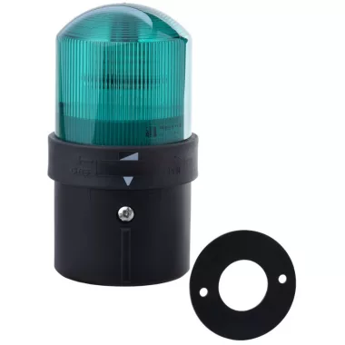 SCHNEIDER XVBL1M3 XVB LED-es vil.jelzőoszlop villogó zöld 230V AC