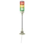   SCHNEIDER XVGB3M Harmony Easy komplett fényoszlop, 3 szintes, piros-narancs-zöld, 24 VAC/DC, tartócsöves, csavaros, elhajtható,
