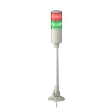 SCHNEIDER XVGM2M Harmony Easy komplett fényoszlop, 2 szintes, piros-zöld, 230 VAC, tartócsöves, csavaros, elhajtható,