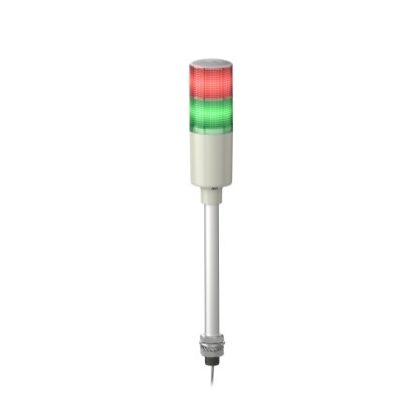   SCHNEIDER XVGM2T Harmony Easy komplett fényoszlop, 2 szintes, piros-zöld, 230 VAC, furatba rögzíthető, tartócsöves,