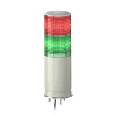 SCHNEIDER XVGM2W Harmony Easy komplett fényoszlop, 2 szintes, piros-zöld, 230 VAC, direkt rögzítésű