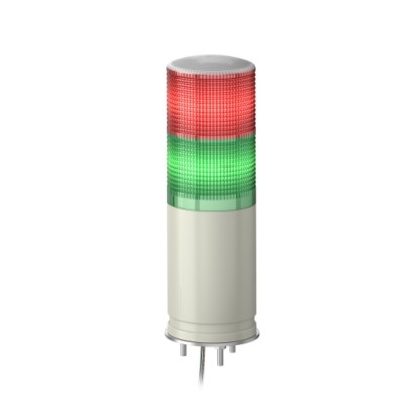   SCHNEIDER XVGM2W Harmony Easy komplett fényoszlop, 2 szintes, piros-zöld, 230 VAC, direkt rögzítésű