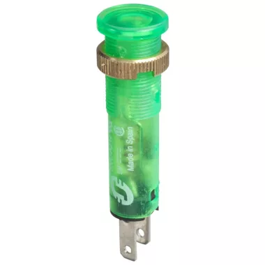SCHNEIDER XVLA233 Jelzőlámpa 24VDC LED átm:8mm zöld