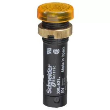 SCHNEIDER XVLA315 Komplett jelzőlámpa sárga 5VDC