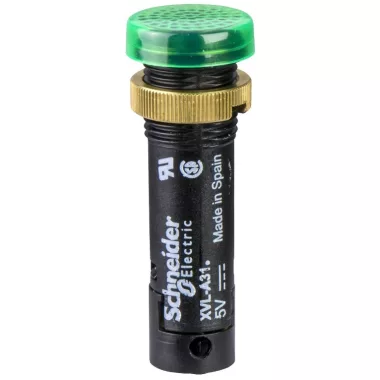 SCHNEIDER XVLA333 Jelzőlámpa, zöld, 24V, LED 12mm