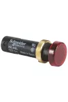 SCHNEIDER XVLA334 Komplett jelzőlámpa 24VDC LED átm:8mm piros