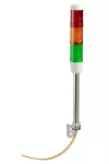 SCHNEIDER XVMB1RAGS XVM komplett fényoszlop, folytonos piros-sárga-zöld akusztikus egységgel 24 VAC/DC