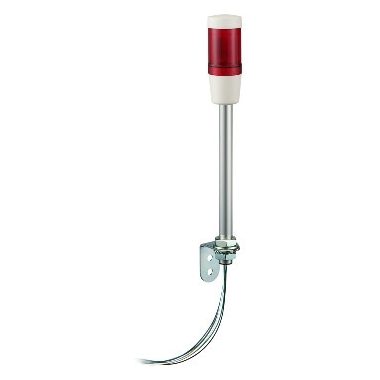 SCHNEIDER XVMB2RSB Harmony XVM Ø45 komplett fényoszlop, folytonos piros, fali, 250mm tartócsöves, 24VAC/DC