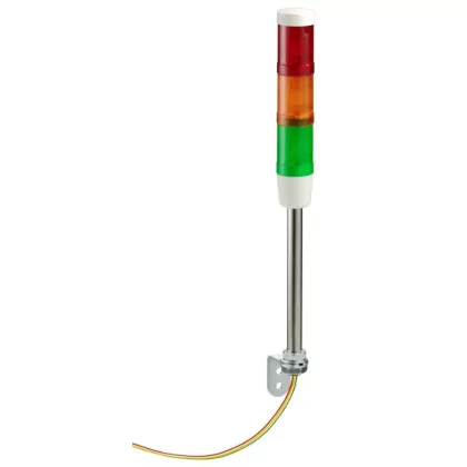   SCHNEIDER XVMM1RAG XVM komplett fényoszlop, folytonos piros-sárga-zöld 230 VAC