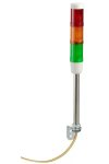 SCHNEIDER XVMM1RAGS XVM komplett fényoszlop, folytonos piros-sárga-zöld akusztikus egységgel 230 VAC