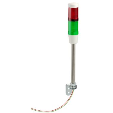 SCHNEIDER XVMM1RG XVM komplett fényoszlop, folytonos piros-zöld 230 VAC