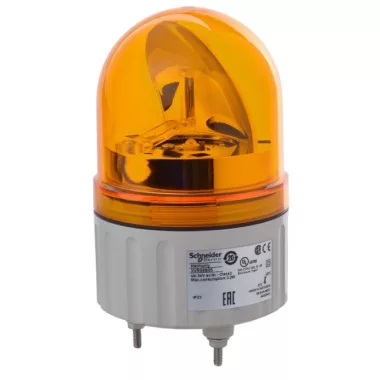 SCHNEIDER XVR08B05 Forgótükrös jelzőfény, 84mm, IP23, narancs, 24 VAC/DC