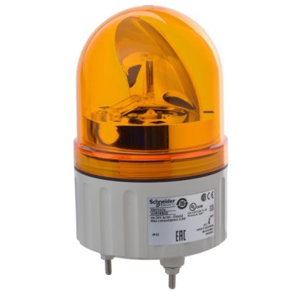   SCHNEIDER XVR08B05 Forgótükrös jelzőfény, 84mm, IP23, narancs, 24 VAC/DC