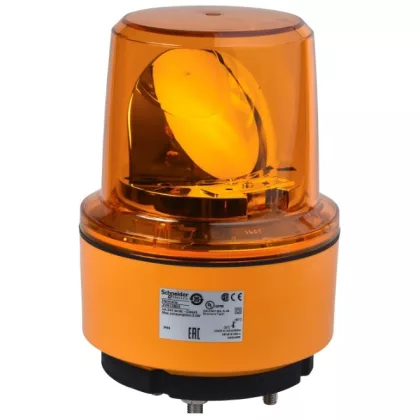 SCHNEIDER XVR13B05 Forgótükrös jelzőfény, 130mm, IP66, narancs, 24VDC, rezgésálló