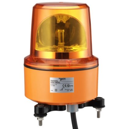   SCHNEIDER XVR13B05L Forgótükrös jelzőfény, 130mm, IP66, narancs, 24 VAC/DC