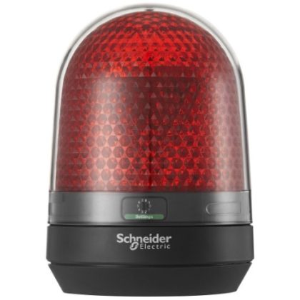 SCHNEIDER XVR3B04 Multifunkciós forgó jelzőegység, LED, 100mm, IP65, piros, 12-24 VAC/DC