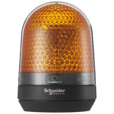 SCHNEIDER XVR3B05 Multifunkciós forgó jelzőegység, LED, 100mm, IP65, narancs, 12-24 VAC/DC