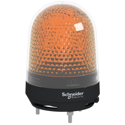   SCHNEIDER XVR3B05S Multifunkciós forgó jelzőegység, LED, 100mm, IP23, narancs, berregővel, 12-24 VAC/DC