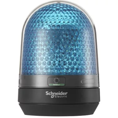 SCHNEIDER XVR3B06 Multifunkciós forgó jelzőegység, LED, 100mm, IP65, kék, 12-24 VAC/DC