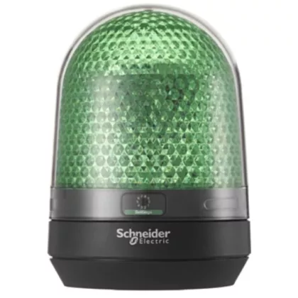   SCHNEIDER XVR3M03 Multifunkciós forgó jelzőegység, LED, 100mm, IP65, zöld, 100-230 VAC