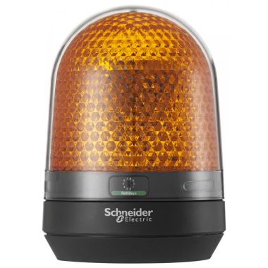 SCHNEIDER XVR3M05 Multifunkciós forgó jelzőegység, LED, 100mm, IP65, narancs, 100-230 VAC