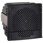   SCHNEIDER XVS72BMBN Sziréna, ajtóra építhető 72x72, többszólamú, 4 csatornás, NPN, fekete, 12-24 VAC/DC