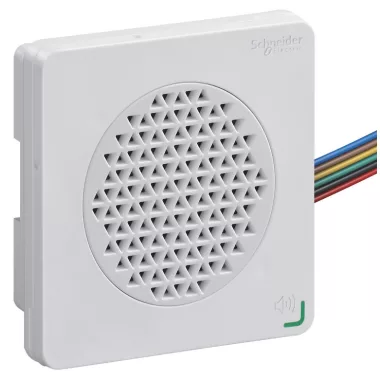 SCHNEIDER XVSV7BWN 72x72 elektromos hangjelző, NPN 24 VDC, fehér