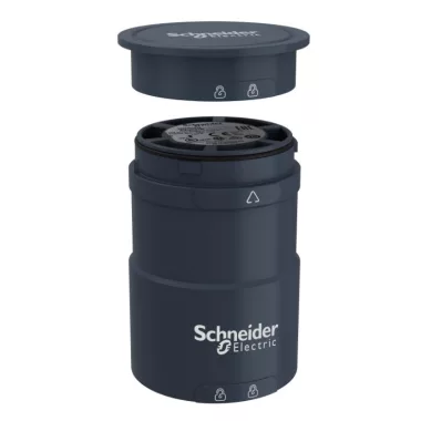 SCHNEIDER XVUC21B XVU Fényoszlop alapegység, fekete, fedéllel, 24V AC/DC