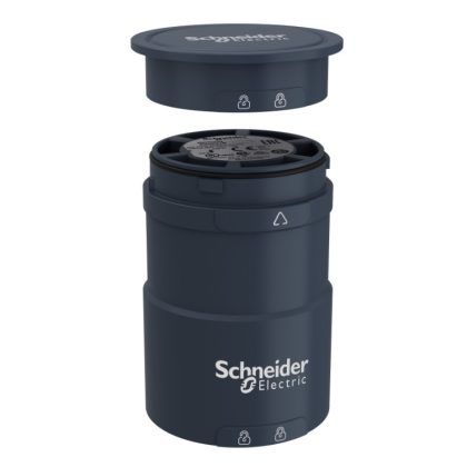 SCHNEIDER XVUC21B XVU Fényoszlop alapegység, fekete, fedéllel, 24V AC/DC