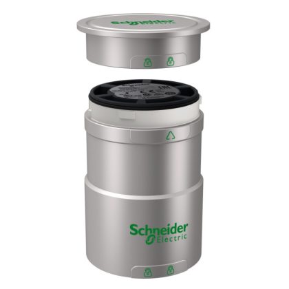   SCHNEIDER XVUC21BQ XVU Fényoszlop alapegység, szürke, fedéllel, 24V AC/DC