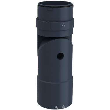 SCHNEIDER XVUZ06 XVU Fényoszlop alapegység, fekete, elhajtható