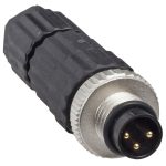   SCHNEIDER XZCC8MDM30V M8 "MAMA" típusú egyenes 3 pólusú csatlakozó