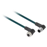  SCHNEIDER XZCRV5112V3C2 XZ érzékelő kábel, PVC, M12 apa - M12 anya, 4 vezetékes, könyökös, 2m